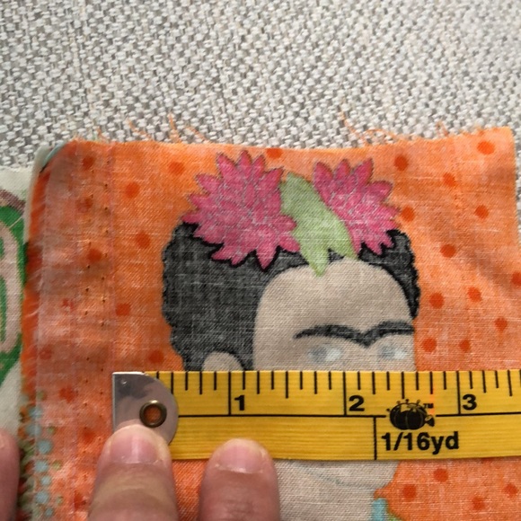 Frida Kahlo inspired fabric scraps. Sizes vary. - Picture 16 of 16